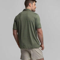 Southern Shirt Co. - Grayton Heather Polo - Thyme