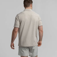 Southern Shirt Co. - Heather Madison Stripe Polo - Mojave