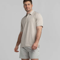 Southern Shirt Co. - Heather Madison Stripe Polo - Mojave