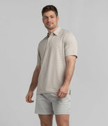 Southern Shirt Co. - Heather Madison Stripe Polo - Mojave