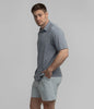 Southern Shirt Co. - Cahaba Heather Stripe Polo - Navy Night
