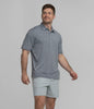 Southern Shirt Co. - Cahaba Heather Stripe Polo - Navy Night