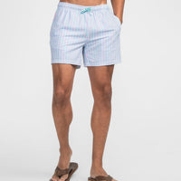 Southern Shirt Co. - Clubhouse Seersucker Swim Shorts - Laffy Taffy - 6" inseam