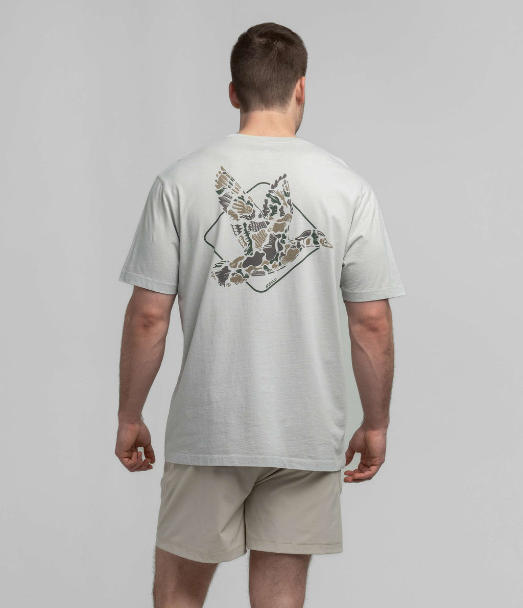 Southern Shirt Co. - Camo Flight Tee - Oyster