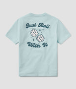 Southern Shirt Co. - On My Mind Puff Print Tee - Aquamarine