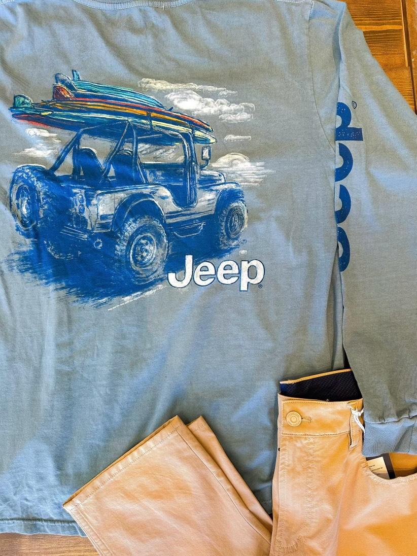 Jedco - Jeep Boarding Long Sleeve Shirt