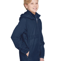 SLC Hooded Rain-Jacket with School Logo