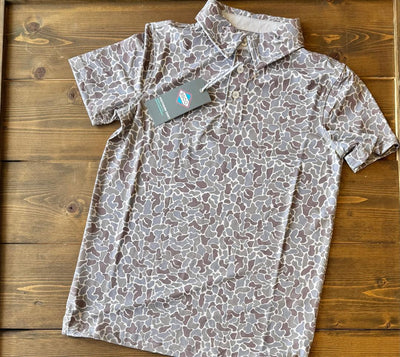Southern Shirt Co. - Youth Hunters Hideaway Printed Polo