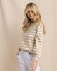 Southern Tide - Zayla Striped T - Irish Cream