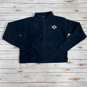 St. Louis - Navy Fleece Full Zip Jacket