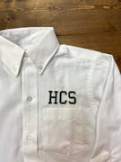 Hamilton Unisex White Oxford Short Sleeve