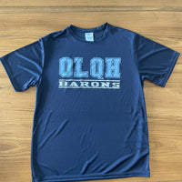 A OLQH Barons S/S- Navy Performance